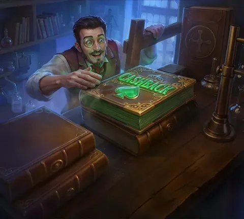 Ilustracija cashbacka v živo